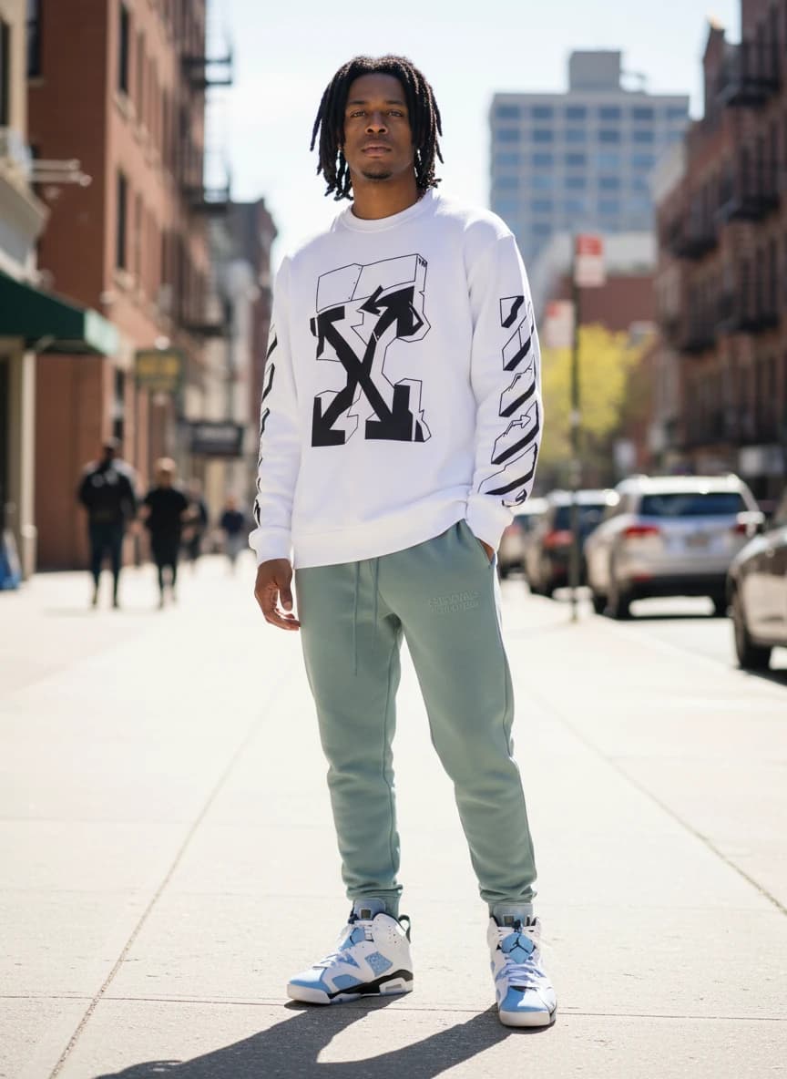 Off-White x Virgil Abloh White Graphic Sweatshirt