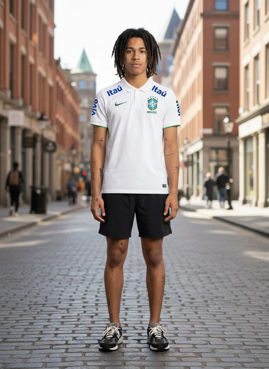 Nike Brazil National Team Polo Shirt - White