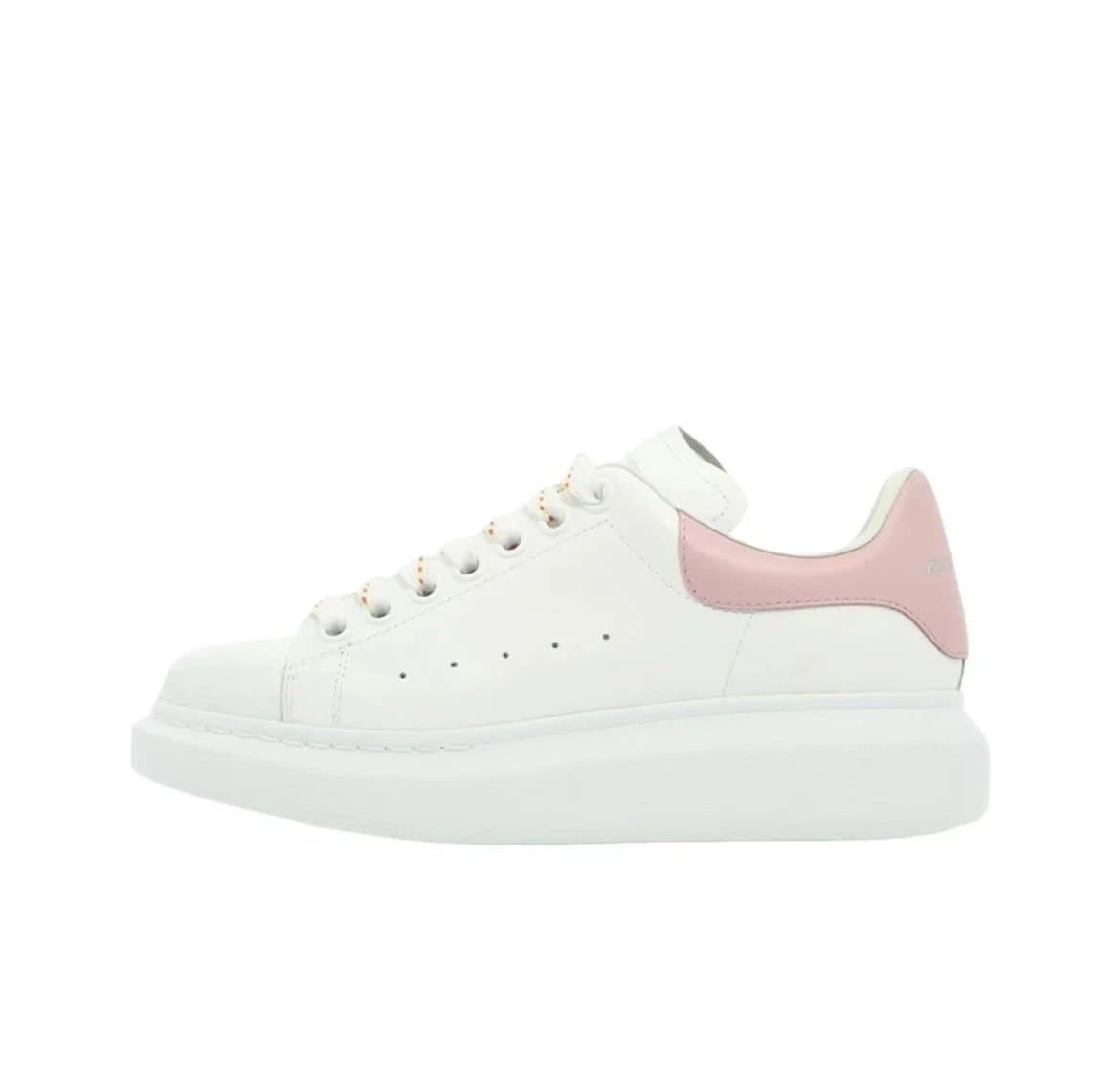 Alexander McQueen Alexander McQueen White and Pink Sneakers White