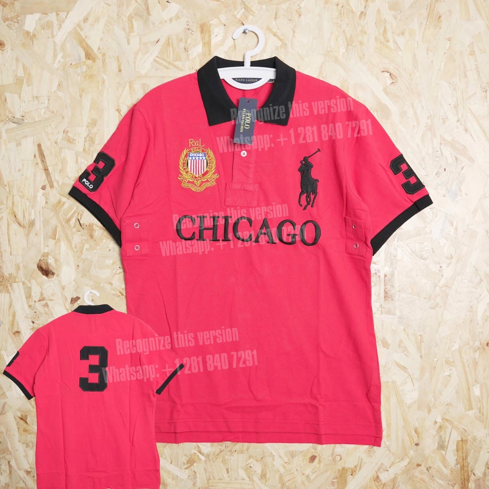 Ralph Lauren Chicago Red Polo Shirt