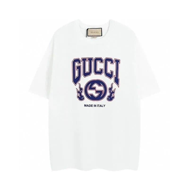 Gucci Gucci Oversized T-Shirt - White with Navy Logo White