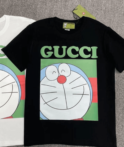 Gucci Gucci Doraemon Collaboration Black T-Shirt Black