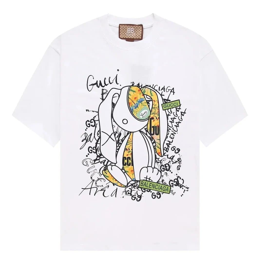 Gucci x Balenciaga Gucci x Balenciaga White Graphic T-Shirt White