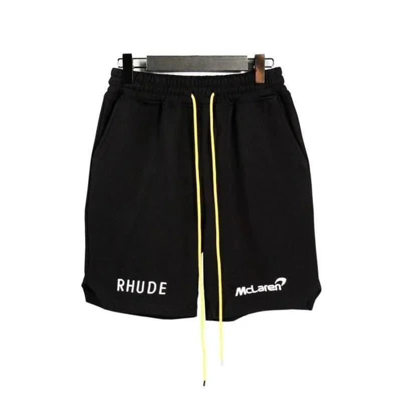 Rhude Rhude x McLaren Black & Yellow Shorts Black