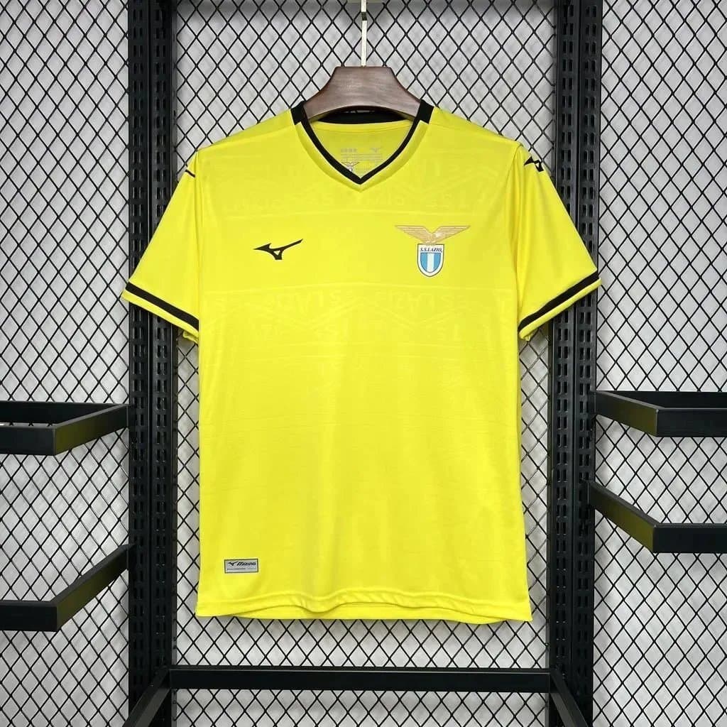Mizuno Mizuno Lazio Yellow Away Football Jersey - 2425拉齐奥客场 Yellow - 1