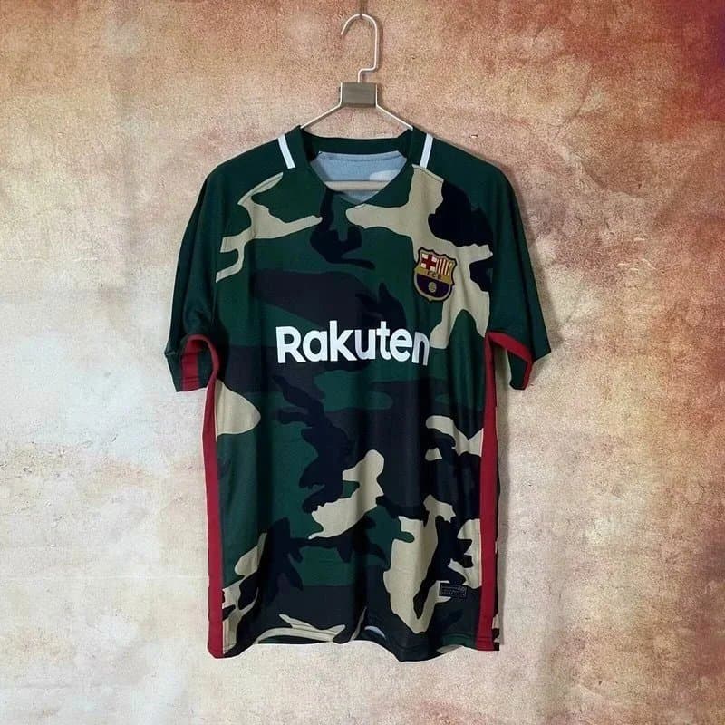 FC Barcelona FC Barcelona Camo Special Edition Jersey - Green Green - 1