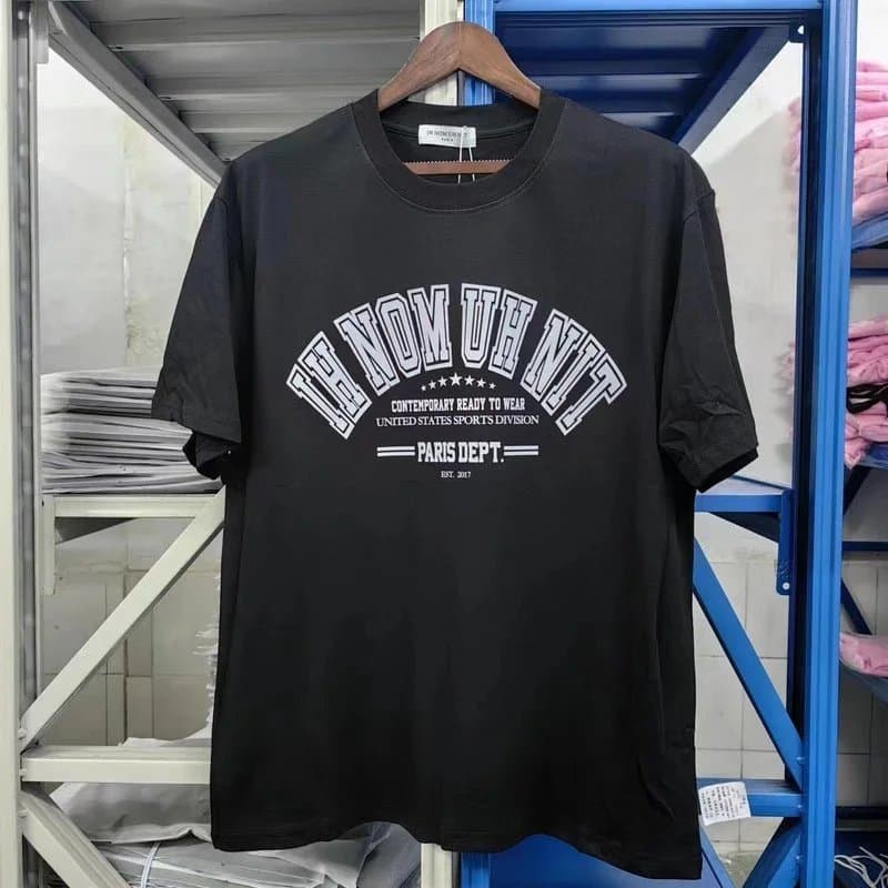 THNOM UHNIT Black 'THNOM UHNIT' Graphic T-Shirt Black - 1