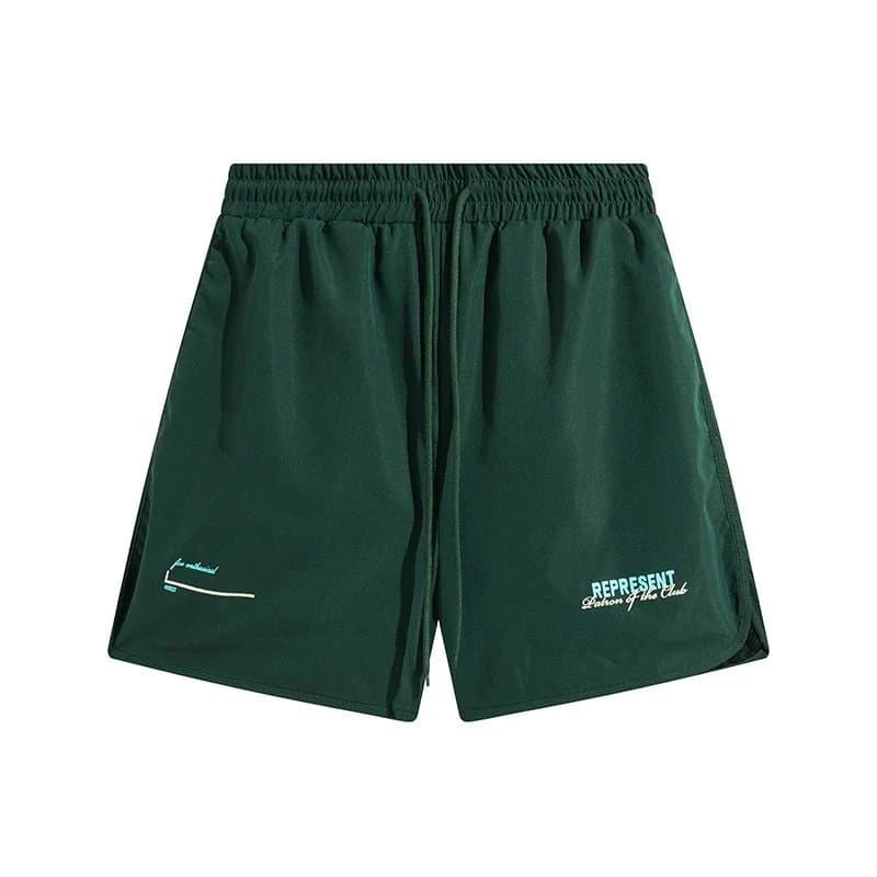Represent Patron of the Club Forest Green Shorts