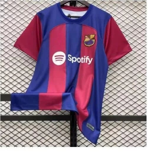FC Barcelona FC Barcelona Home Jersey with Spotify Sponsor Blue - 1