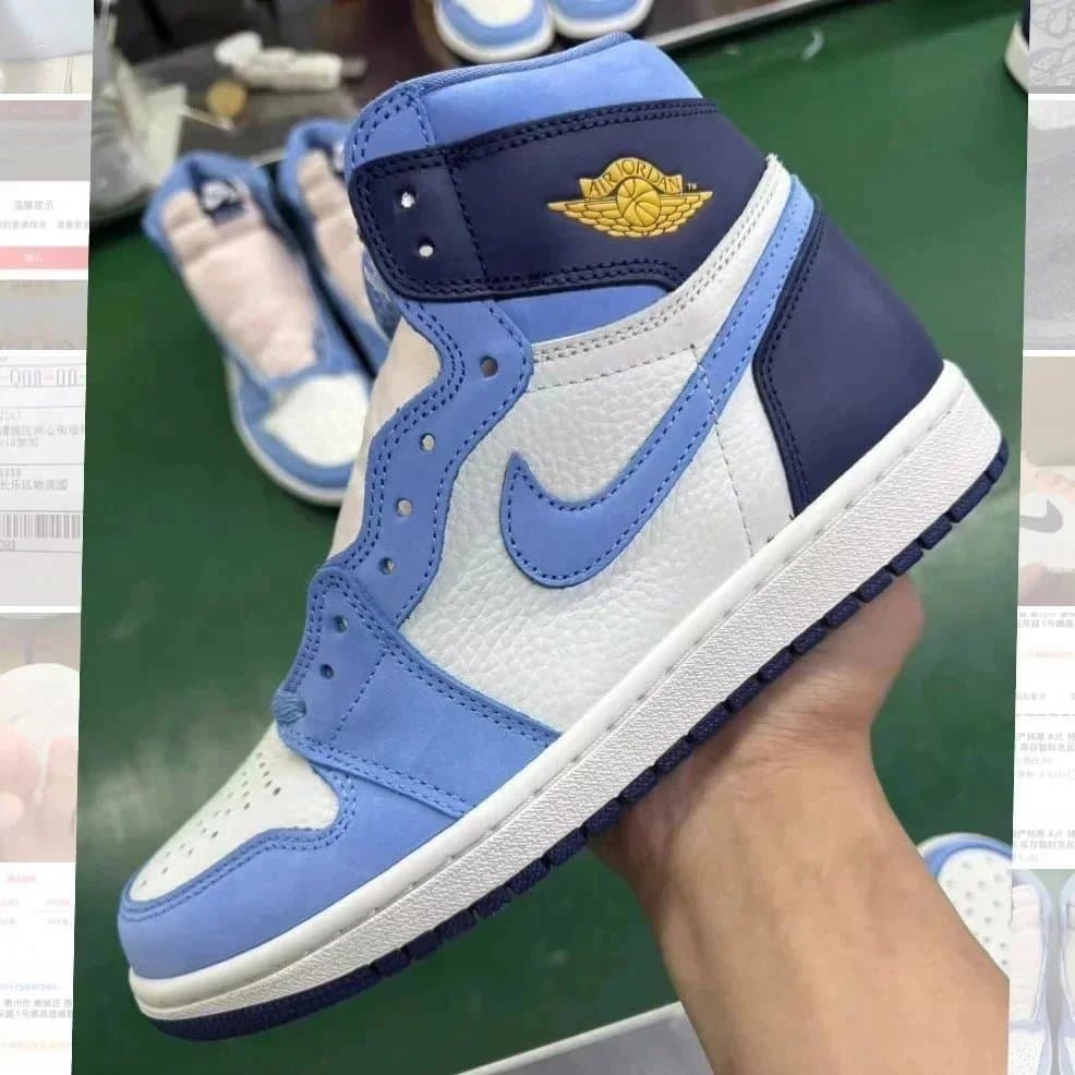 Air Jordan 1 High UNC Blue Sneakers