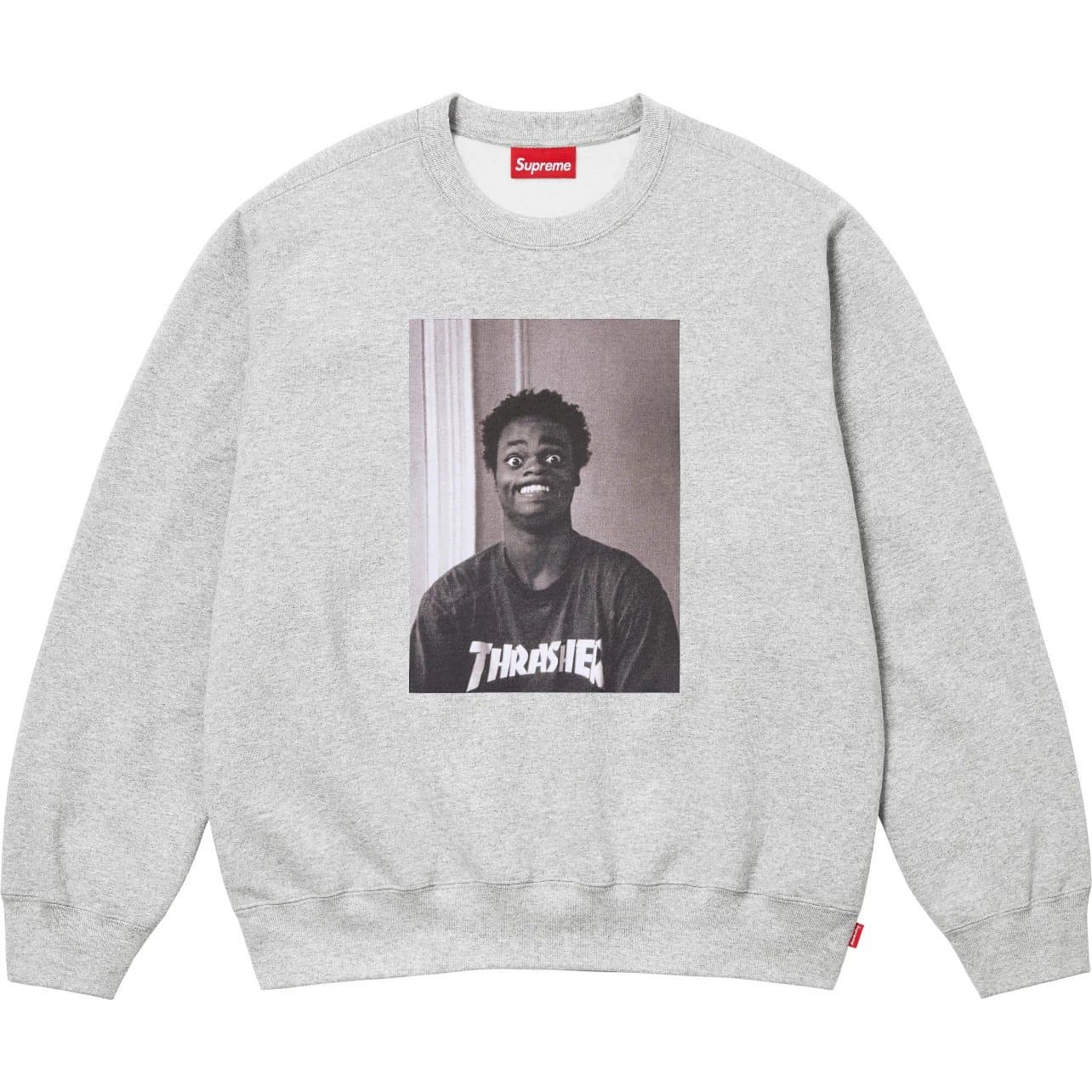 Supreme x Thrasher Grey Crewneck Sweatshirt