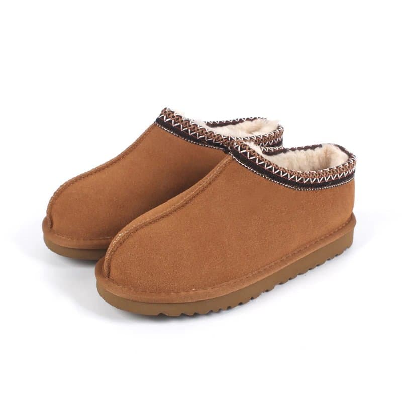 UGG UGG Tasman Sheepskin Slippers in Chestnut Brown