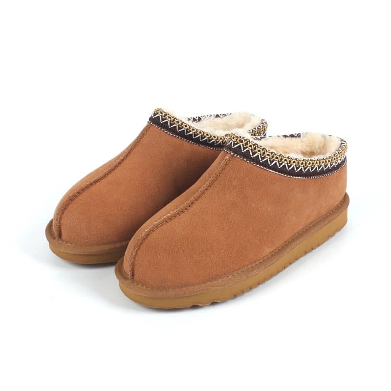UGG UGG Tasman Sheepskin Slippers in Chestnut Brown