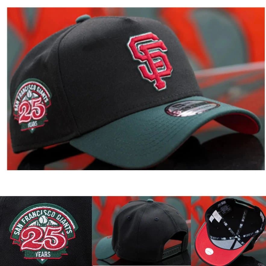 New Era New Era San Francisco Giants 25th Anniversary Trucker Cap Black - 1