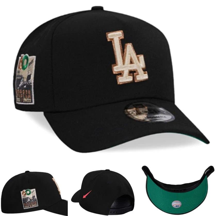 New Era New Era Los Angeles Dodgers Black Trucker Cap Black - 1