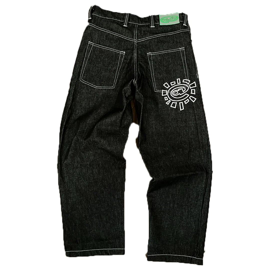 CLOT CLOT x Levi's 501 Jeans Black with White Logo Black - 1