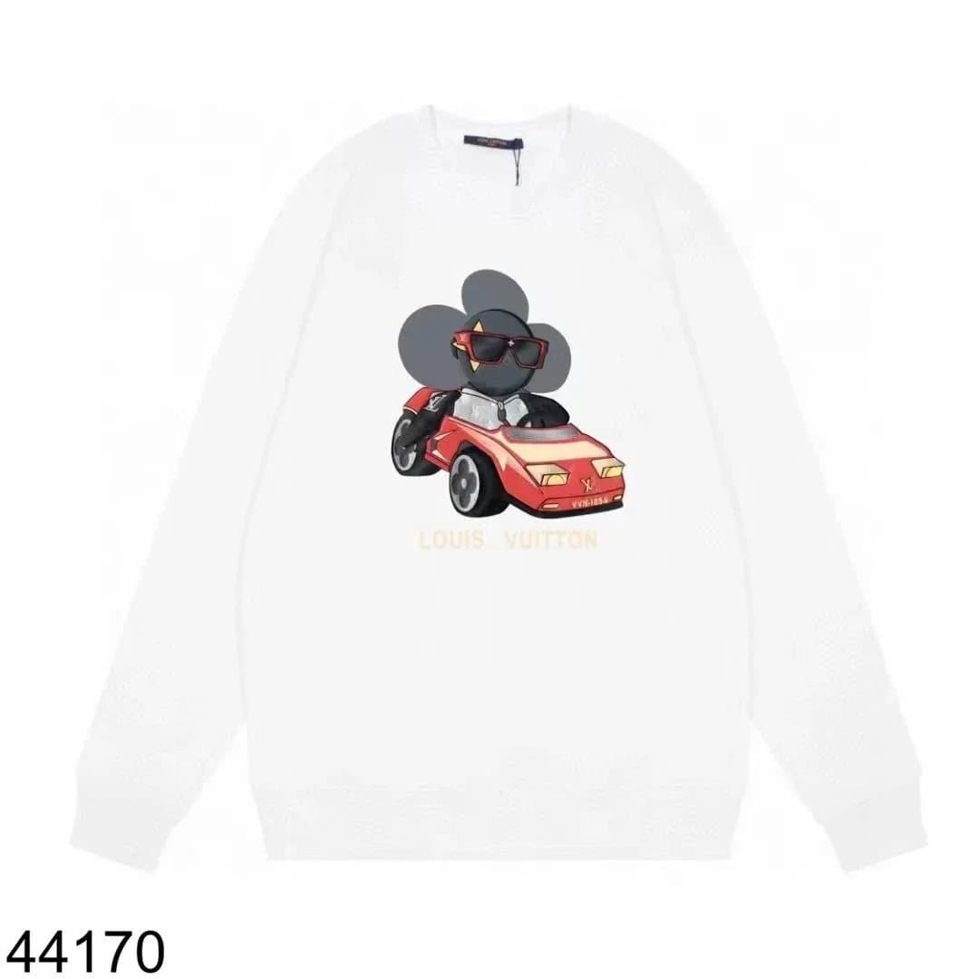 Louis Vuitton White Graphic Sweatshirt