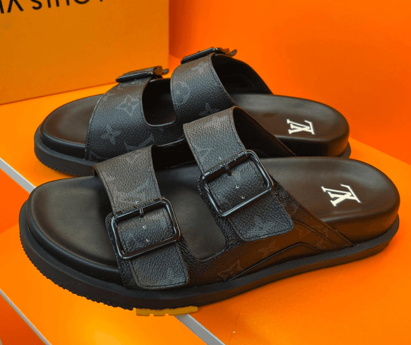 Louis Vuitton Monogram Buckle Sandals