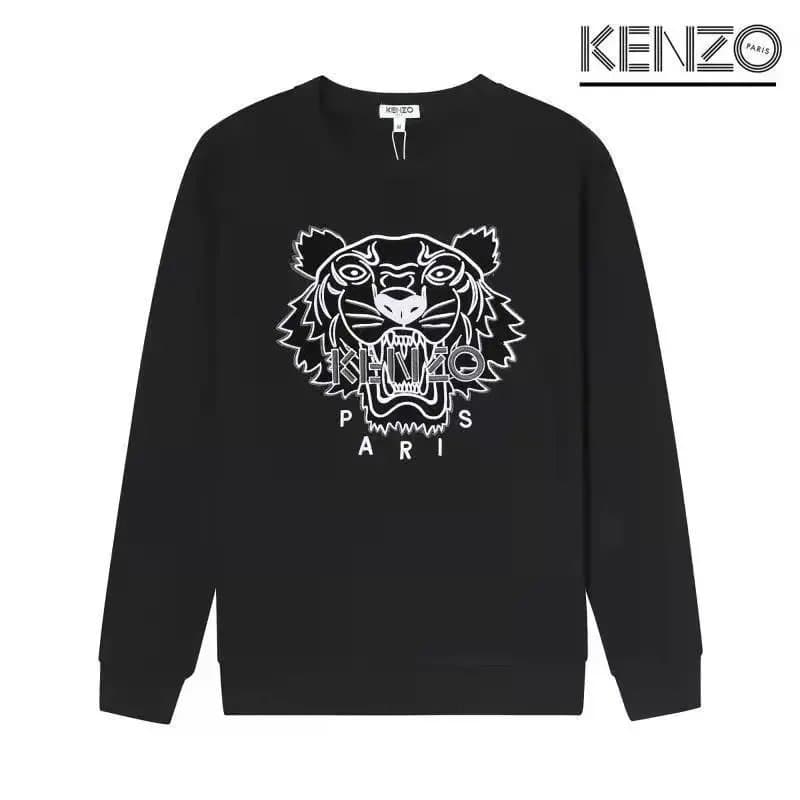 Kenzo Tiger Logo Black Sweatshirt