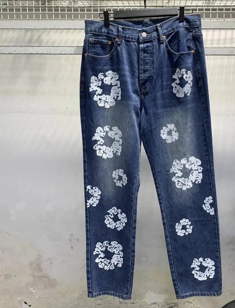 Levi's Flower Print Denim Jeans