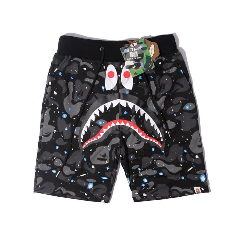 BAPE Glow in the Dark Shark Camo Shorts