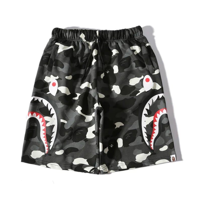 A Bathing Ape Shark Camo Shorts