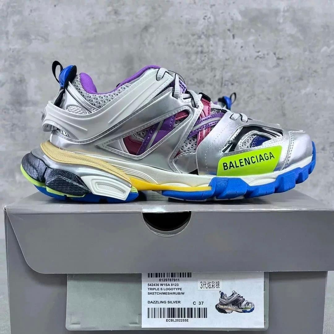 Balenciaga Balenciaga Track 3.0 Dazzling Silver Sneakers Silver