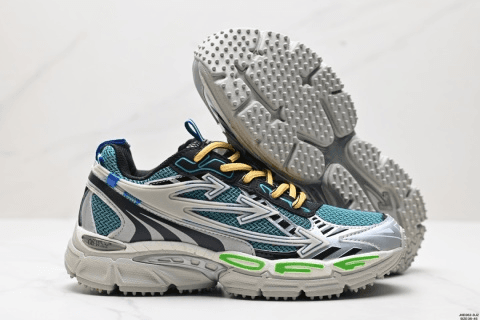 Mizuno Mizuno Wave Rider 26 Sneakers in Teal and Silver Green - 1