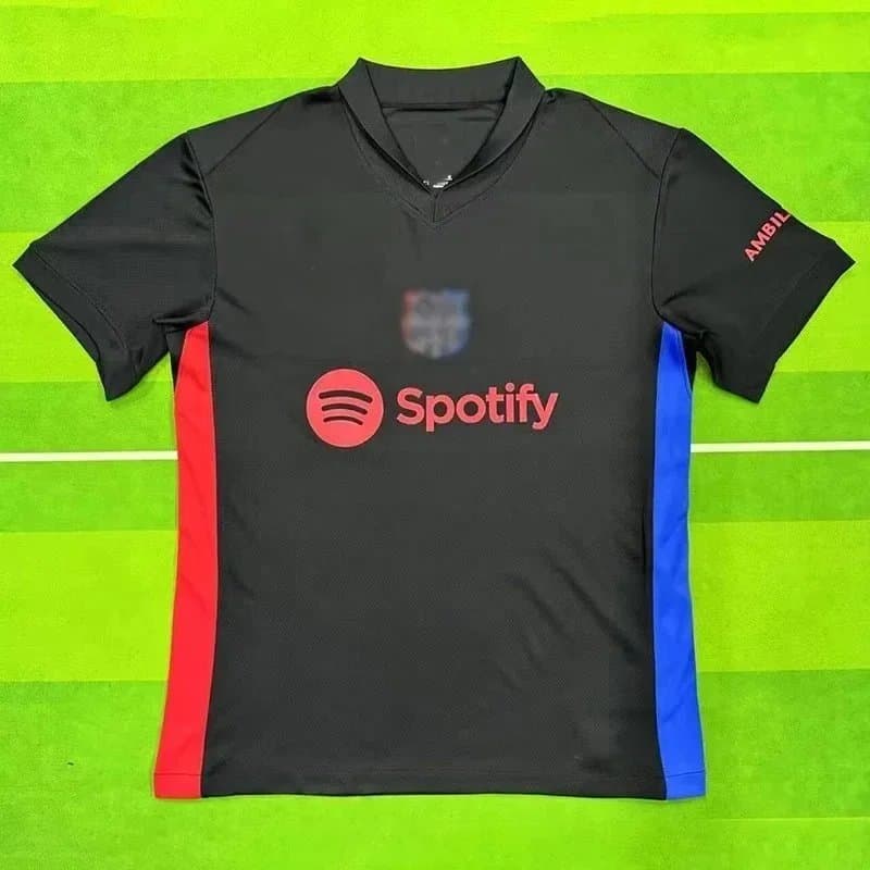 FC Barcelona FC Barcelona Spotify Black Away Jersey TH003 Black - 1