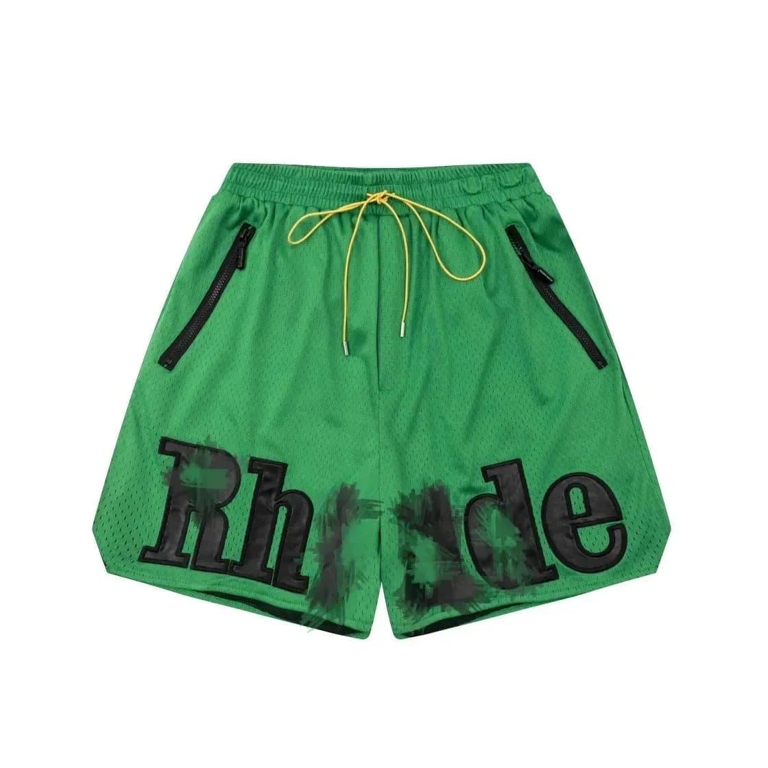 Rhude Rhude Mesh Basketball Shorts in Green Green