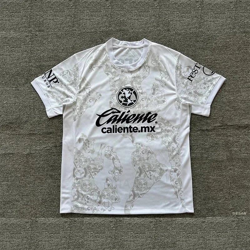 Caliente Caliente Mexico White Soccer Jersey - 2425美洲二客场 White - 1