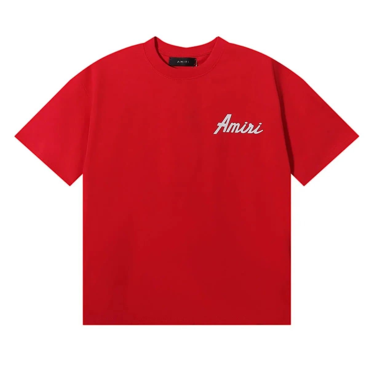 Amiri Red Script Logo T-Shirt