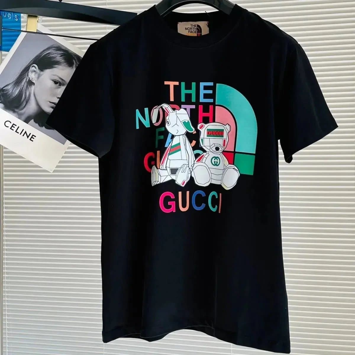 The North Face x Gucci Collaboration Black T-Shirt