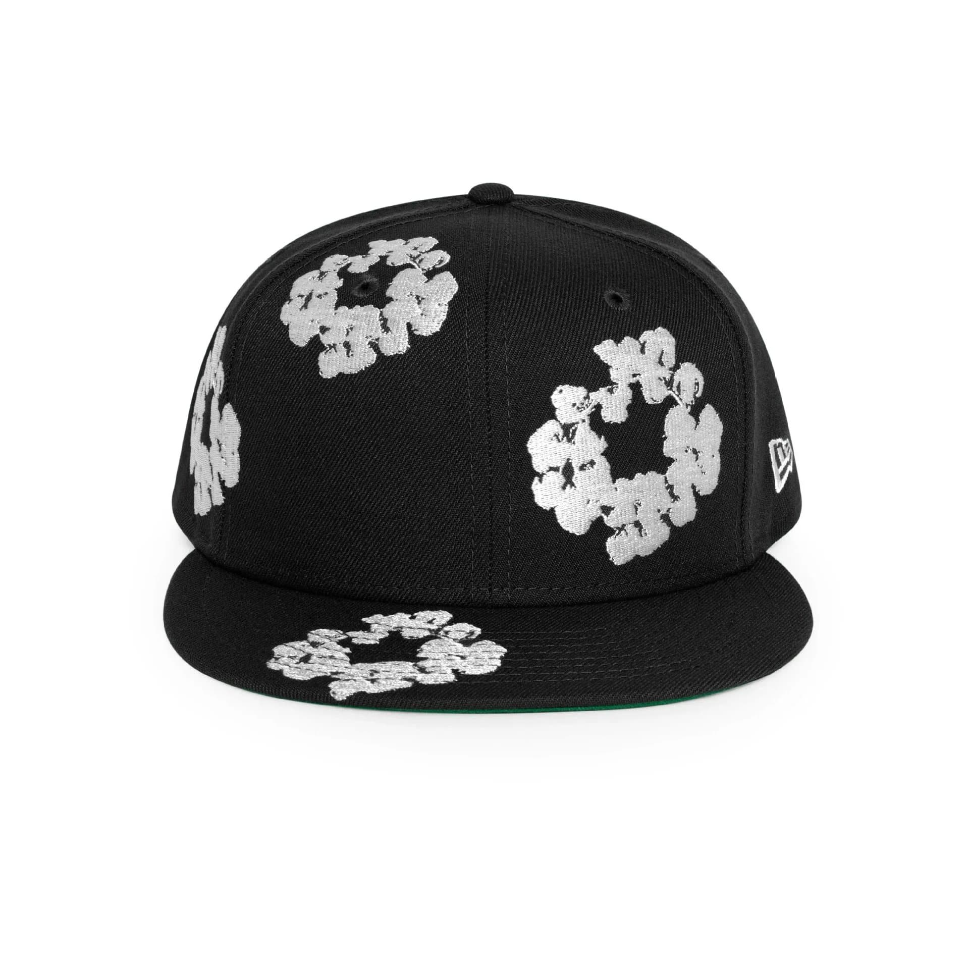 New Era New Era Floral Pattern Snapback Cap Black - 1
