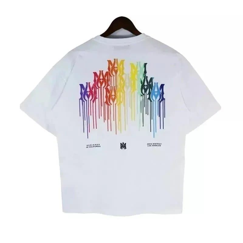 Malm Motion Malm Motion White Rainbow Graphic T-Shirt White - 1