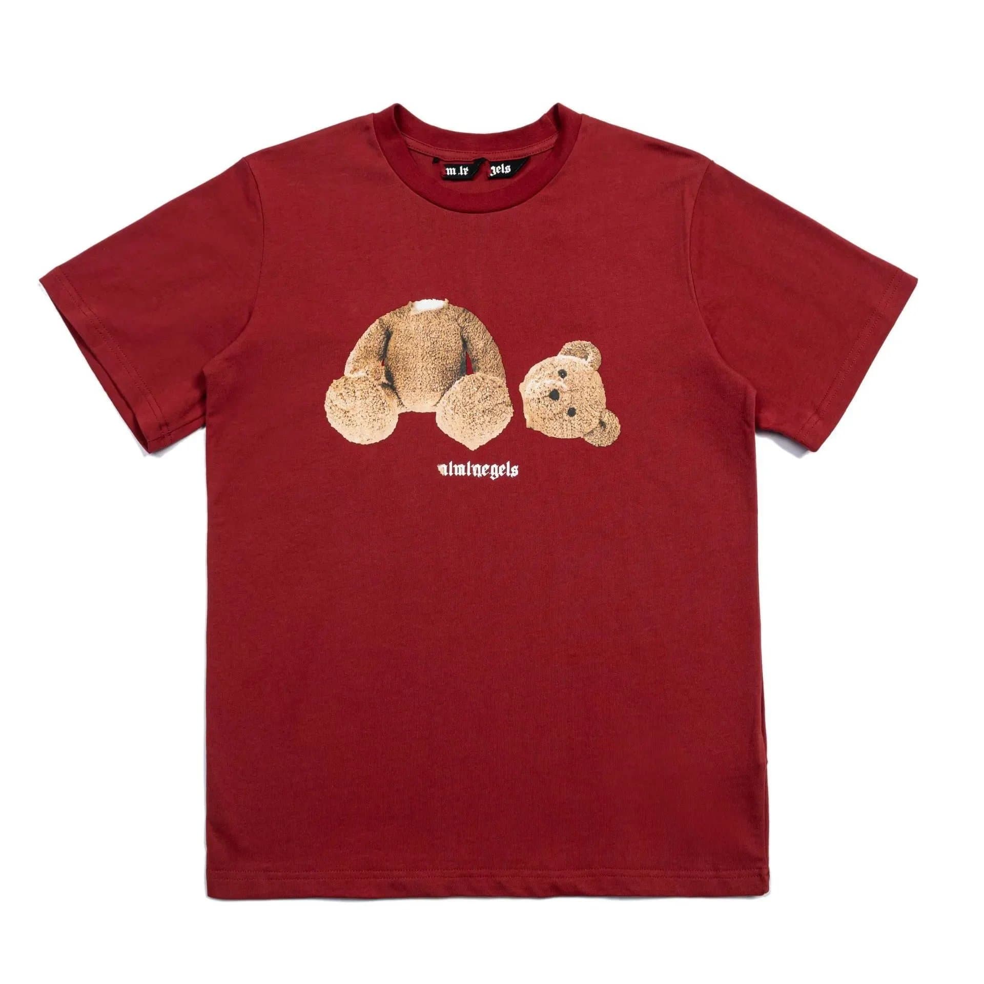 Mr. Magus Mr. Magus Red Bear Graphic T-Shirt Red - 1