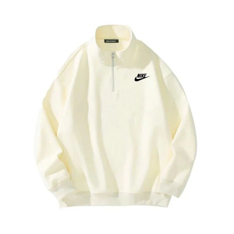 Nike Half-Zip Sweatshirt in Sail Colorway