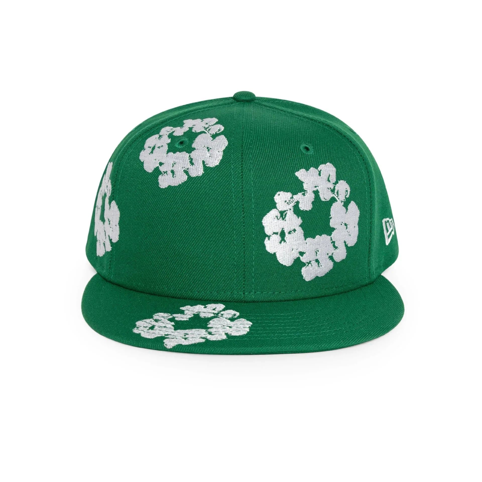 New Era New Era Green Floral Pattern Snapback Cap Green - 1