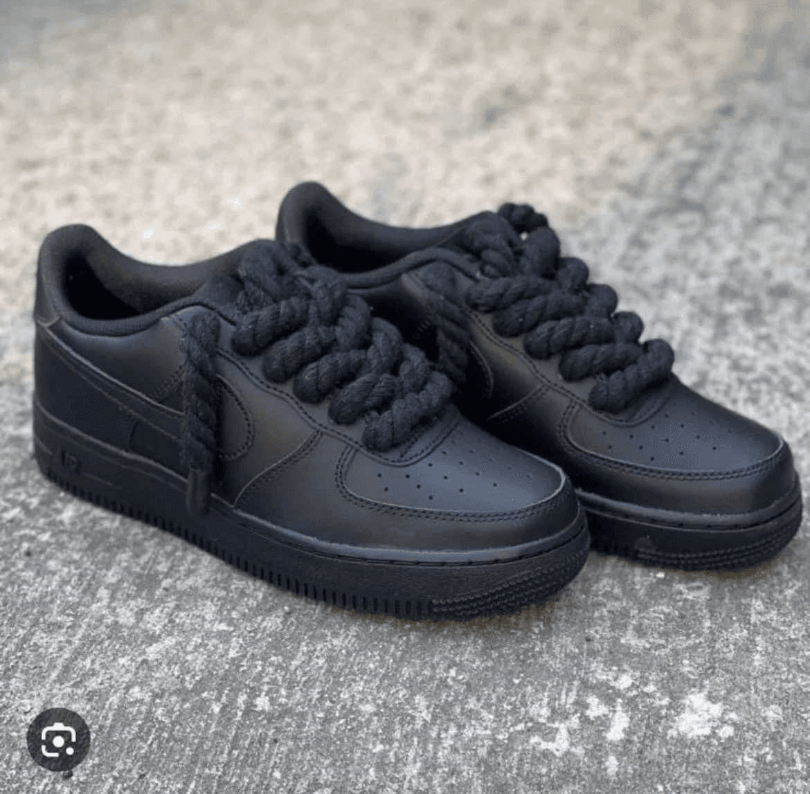 Nike Air Force 1 Triple Black Sneakers