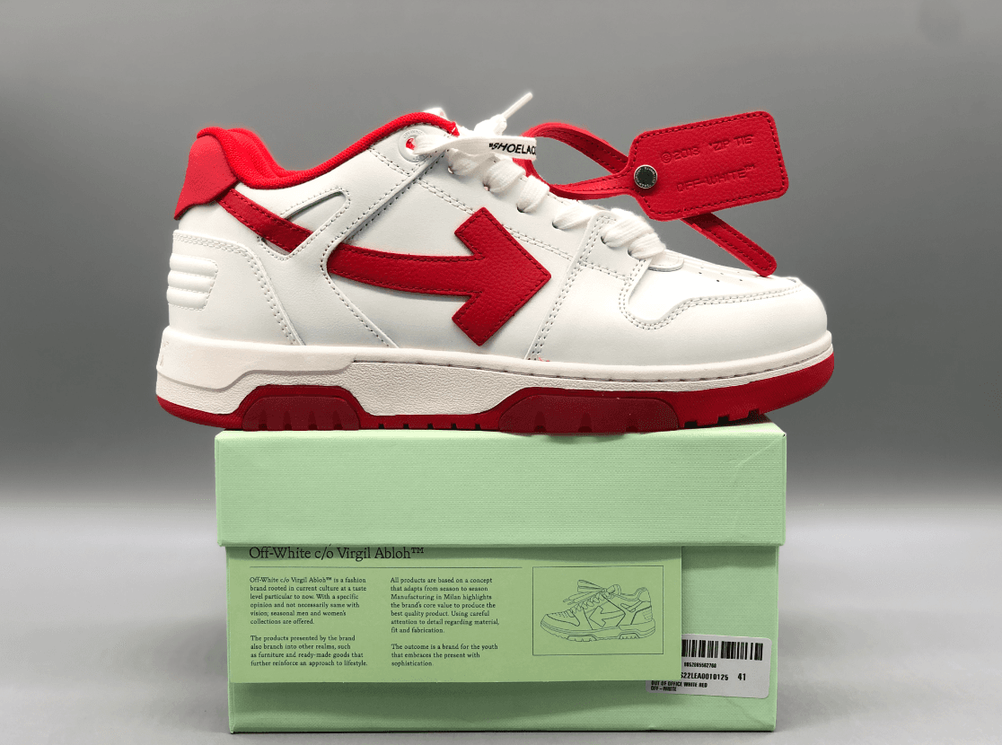 Off-White c/o Virgil Abloh™ Off-White c/o Virgil Abloh™ White and Red Low Sneakers White