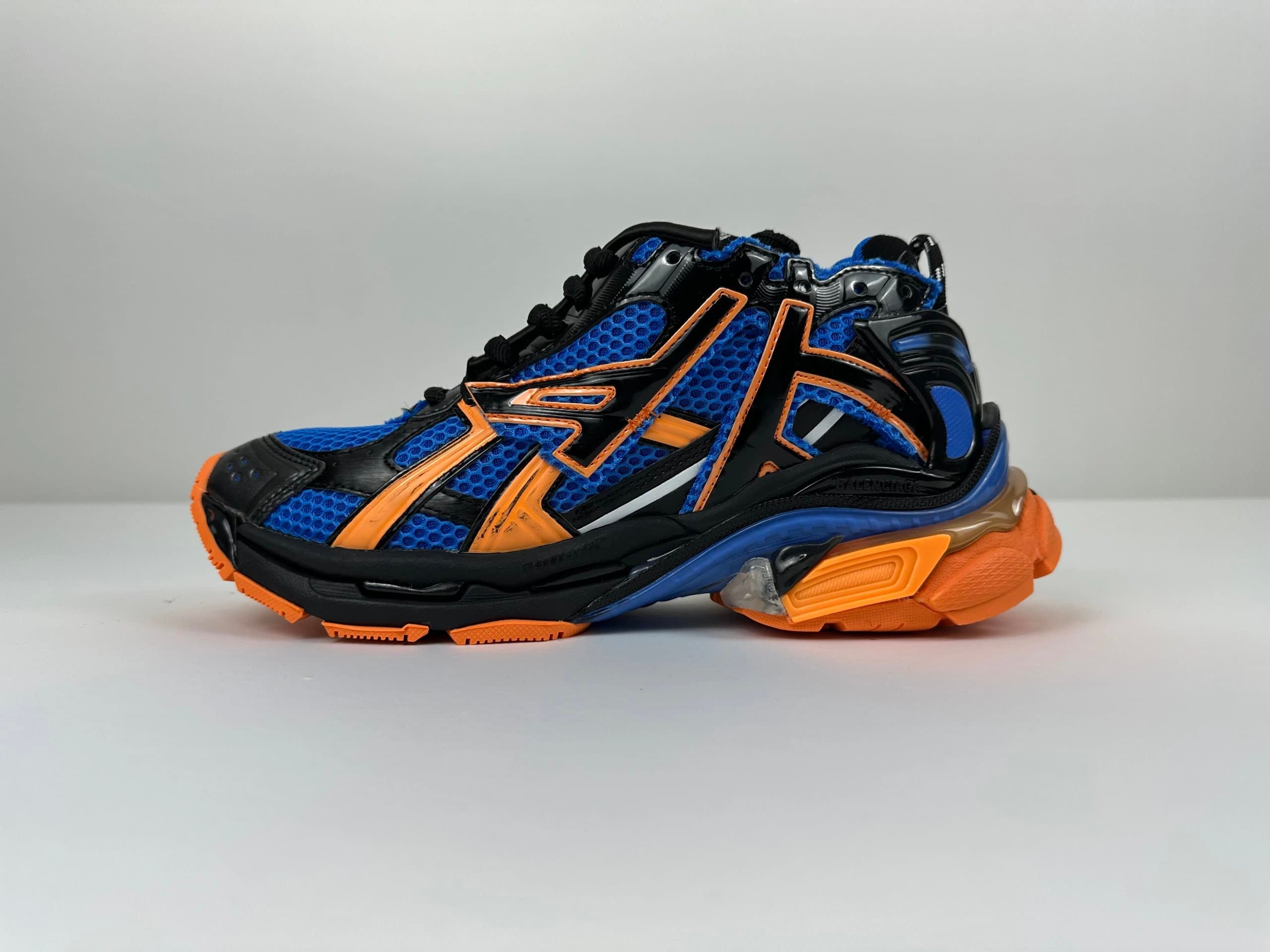 Balenciaga Balenciaga Triple S Sneakers in Blue and Orange Blue