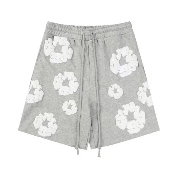 Essentials by Fear of God Essentials by Fear of God Grey Shorts with White Cloud Pattern Grey