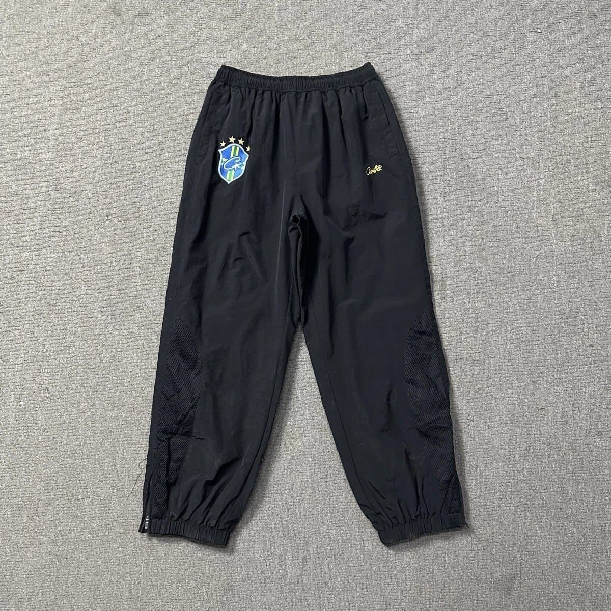Black 'Cruzeiro' Soccer Track Pants