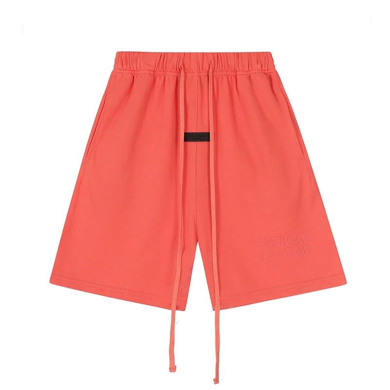 Fear of God Essentials Coral Shorts Orange