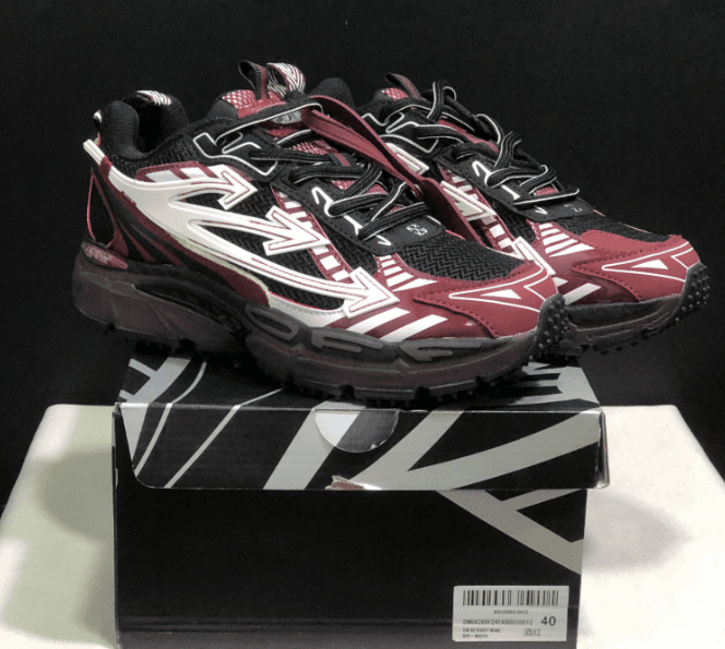 Mizuno Mizuno Wave Rider 25 Wine Red Running Shoes Red - 1