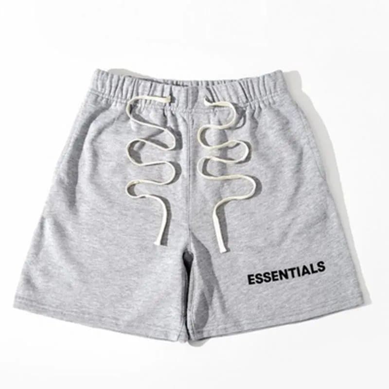Fear of God Essentials Grey Drawstring Shorts Grey