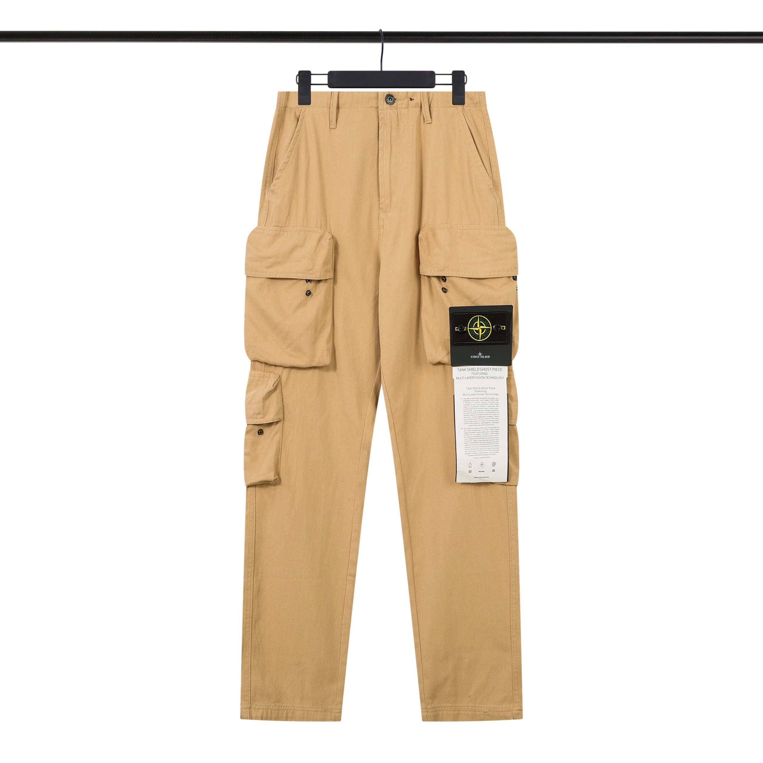 Stone Island Tank Shield Cargo Pants in Beige