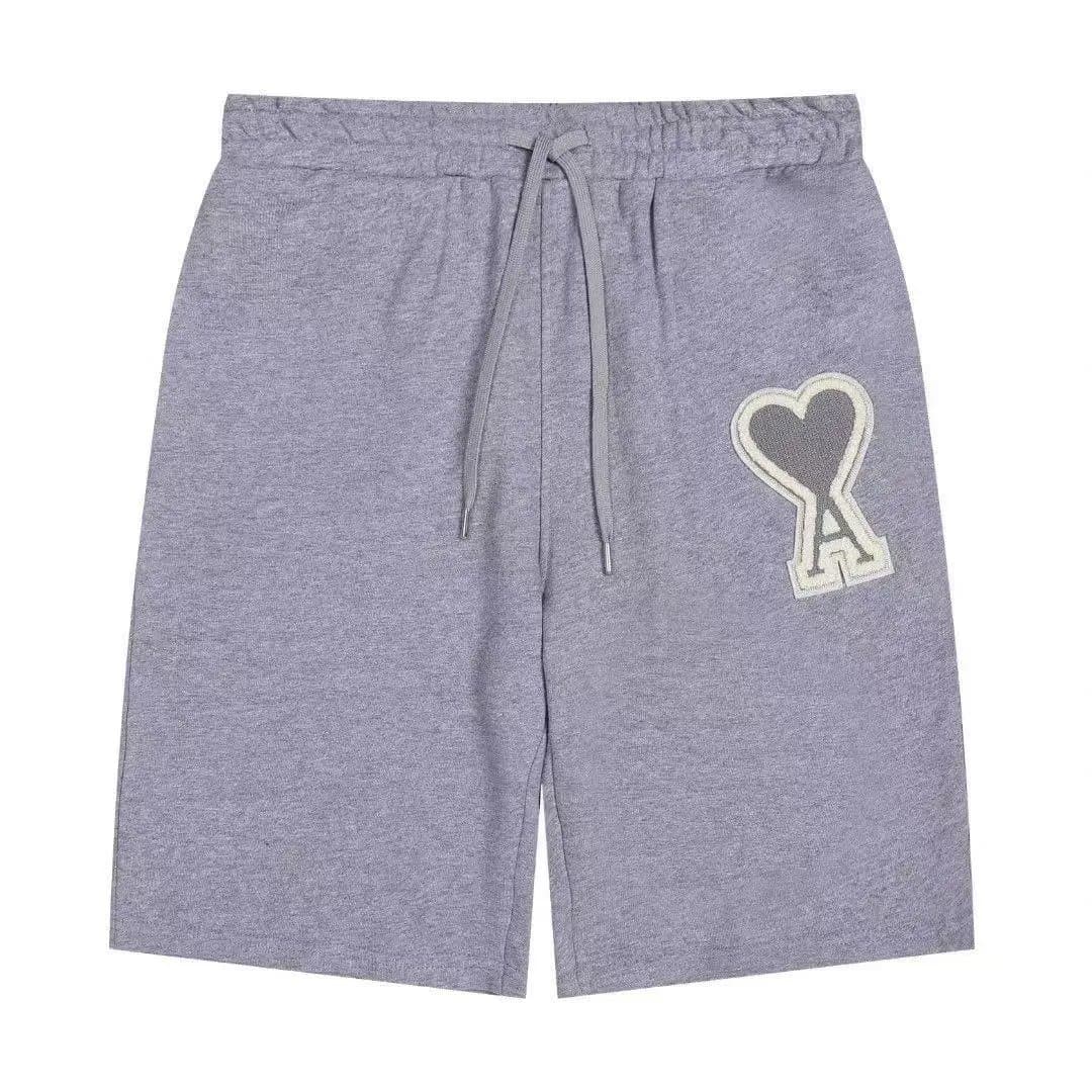 AMÉE Heart Logo Grey Shorts