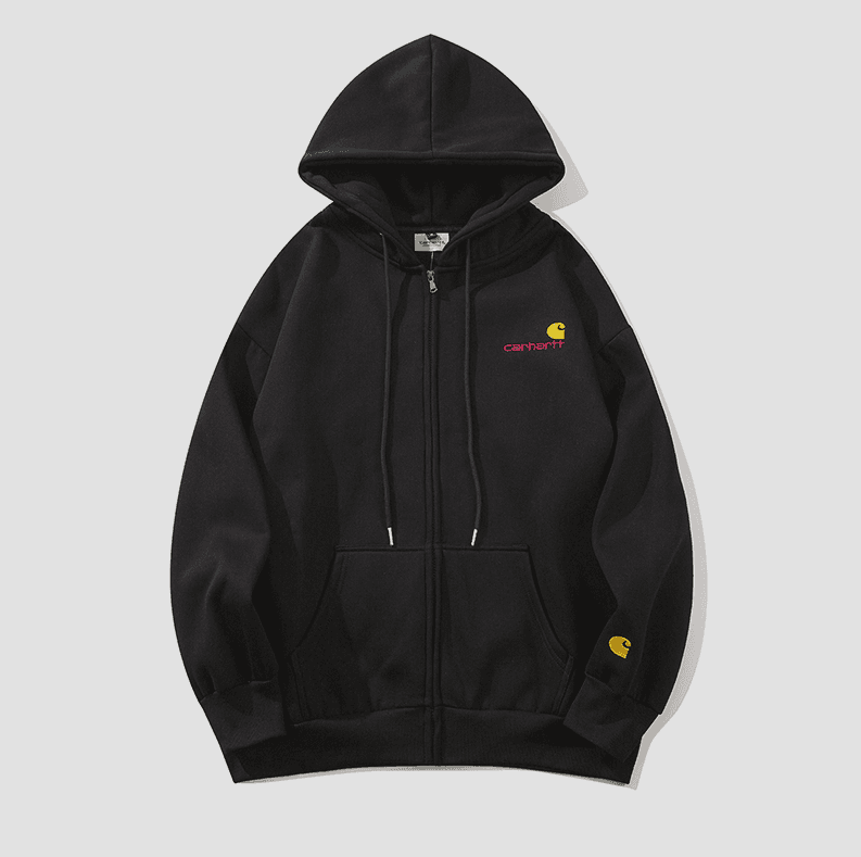 Carhartt Carhartt Zip-Up Hoodie Jacket Black - 1