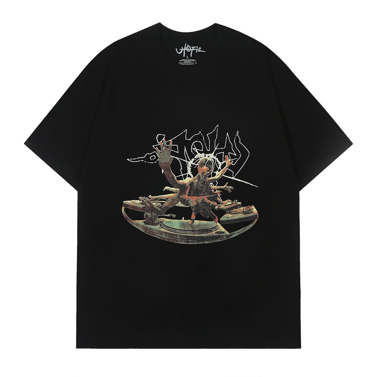 Umafia Umafia Black Graphic T-Shirt Black - 1